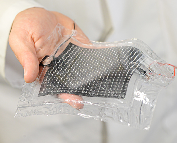 Elastic sensor film for orthoses and prostheses