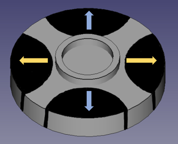 Dielectric elastomer actuator for applying biaxial stress on tissues